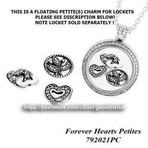 PANDORA Love & Family 3 Set Petites Charm 792022CZ